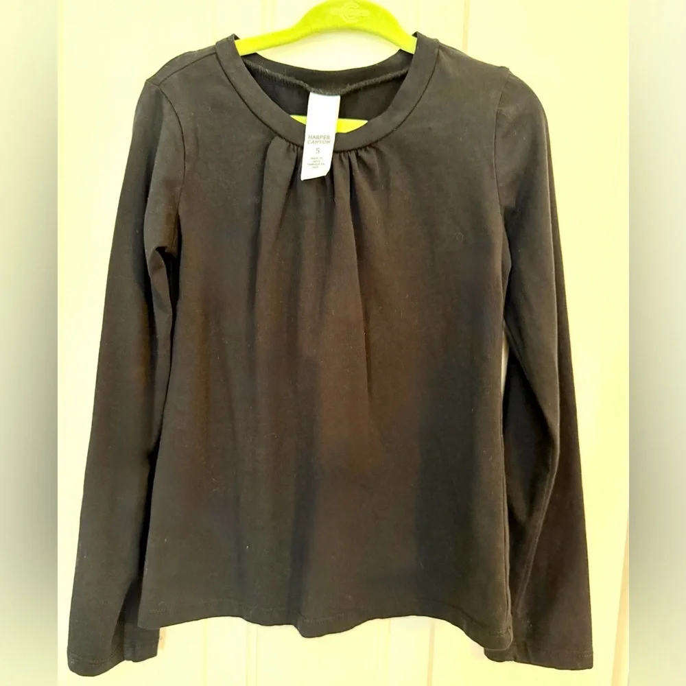 Harper Canyon Black Long Sleeve Tee